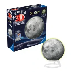 RAVENSBURGER 3D PUZZLE 72TEM. GLOW IN THE DARK MOON 11586