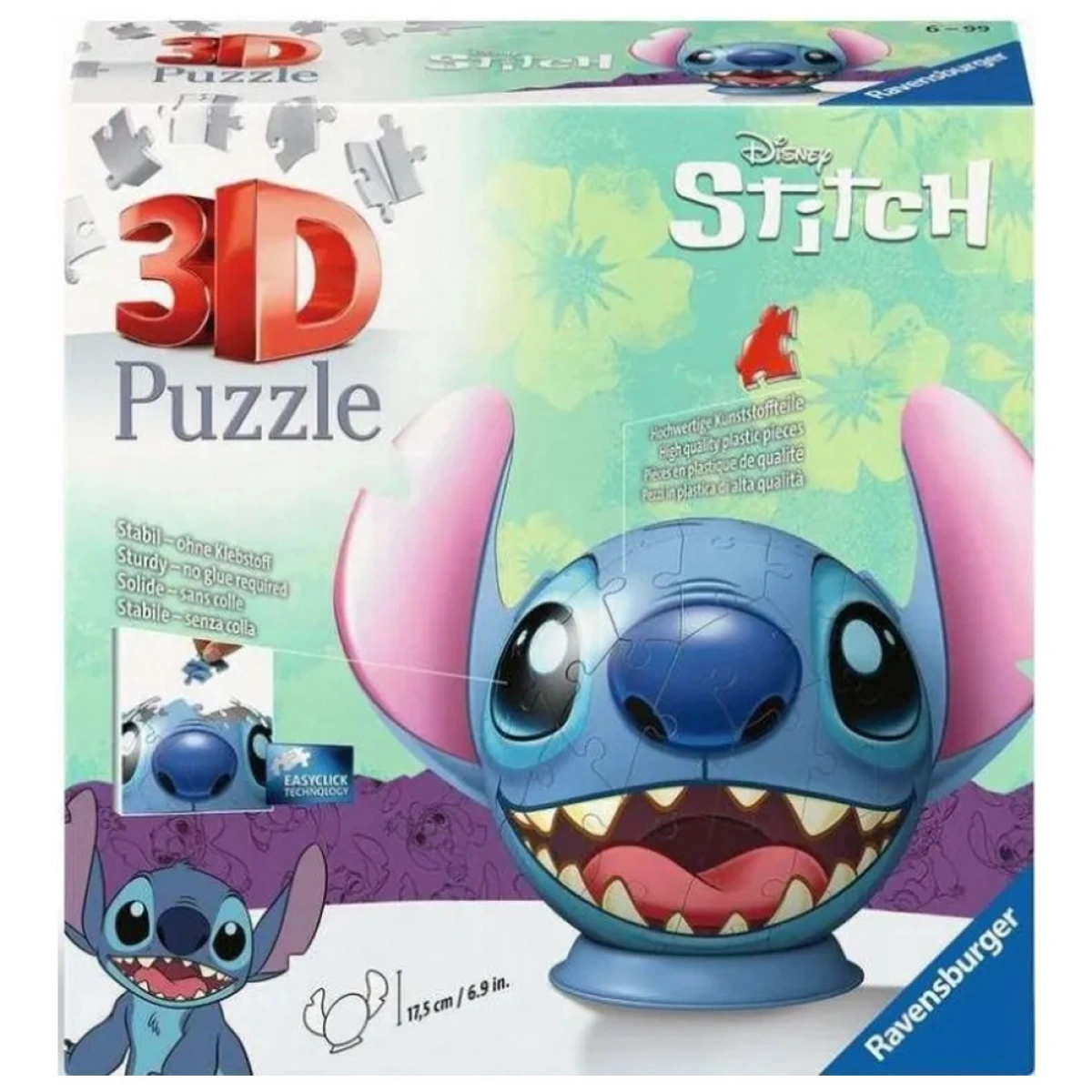 RAVENSBURGER 3D PUZZLE 72 ΤΕΜ. STITCH 11574