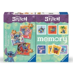 RAVENSBURGER ΣΕΤ 3 ΠΑΖΛ & ΠΑΙΧΝΙΔΙ ΜΝΗΜΗΣ STITCH 24695