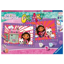 RAVENSBURGER ΠΑΙΧΝΙΔΙ ΚΑΤΑΣΚΕΥΗ CREART JUNIOR GABBY'S DOLLHOUSE 23715