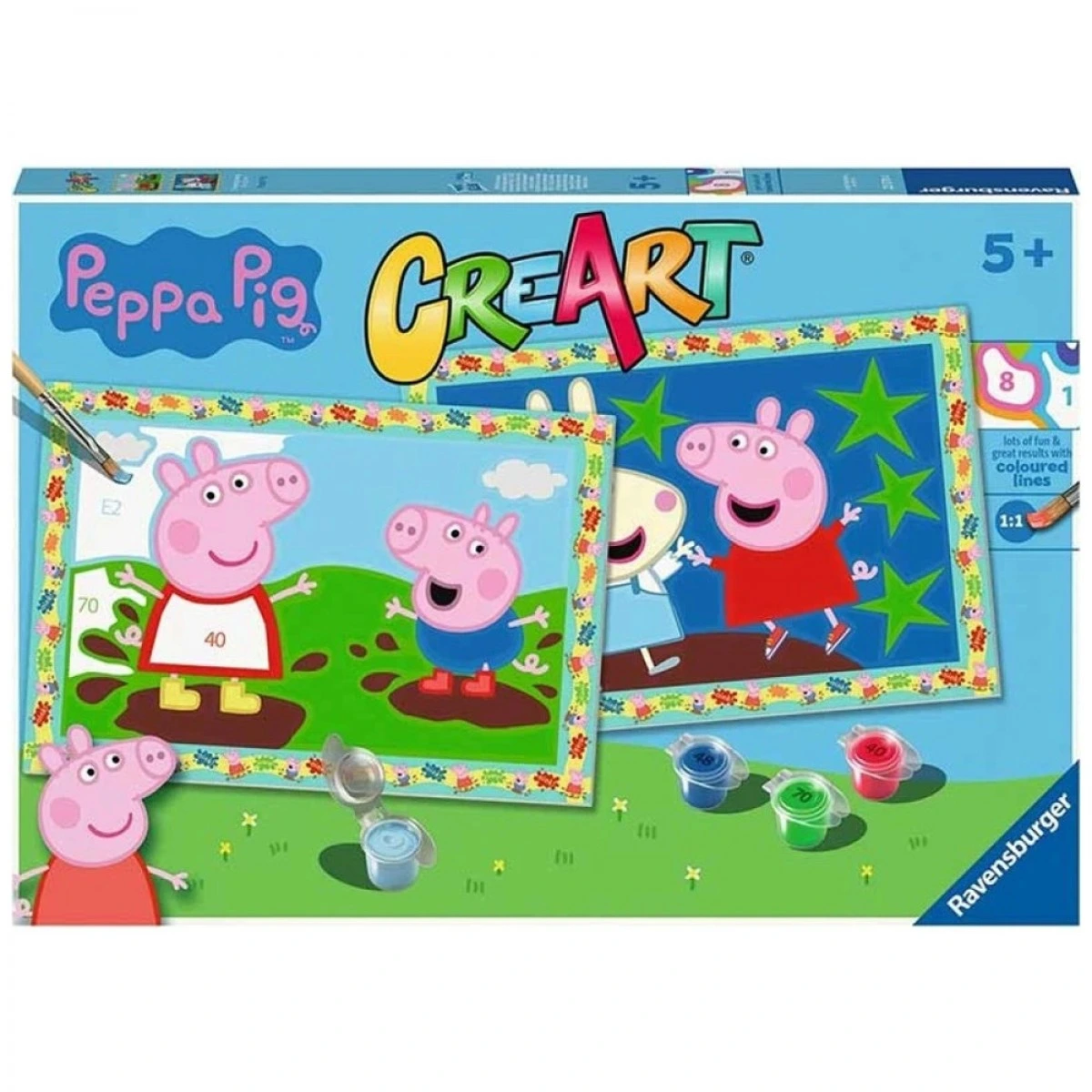 RAVENSBURGER GAME BUILD CREART JUNIOR PEPPA PIG 23570
