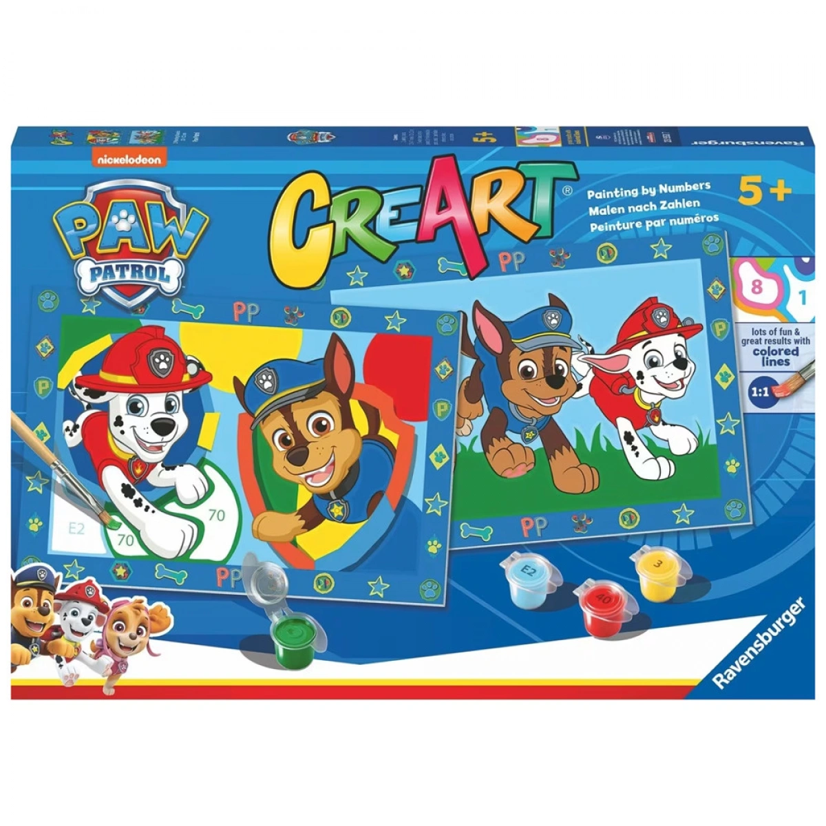 RAVENSBURGER ΠΑΙΧΝΙΔΙ ΚΑΤΑΣΚΕΥΗ CREART JUNIOR PAW PATROL 23553