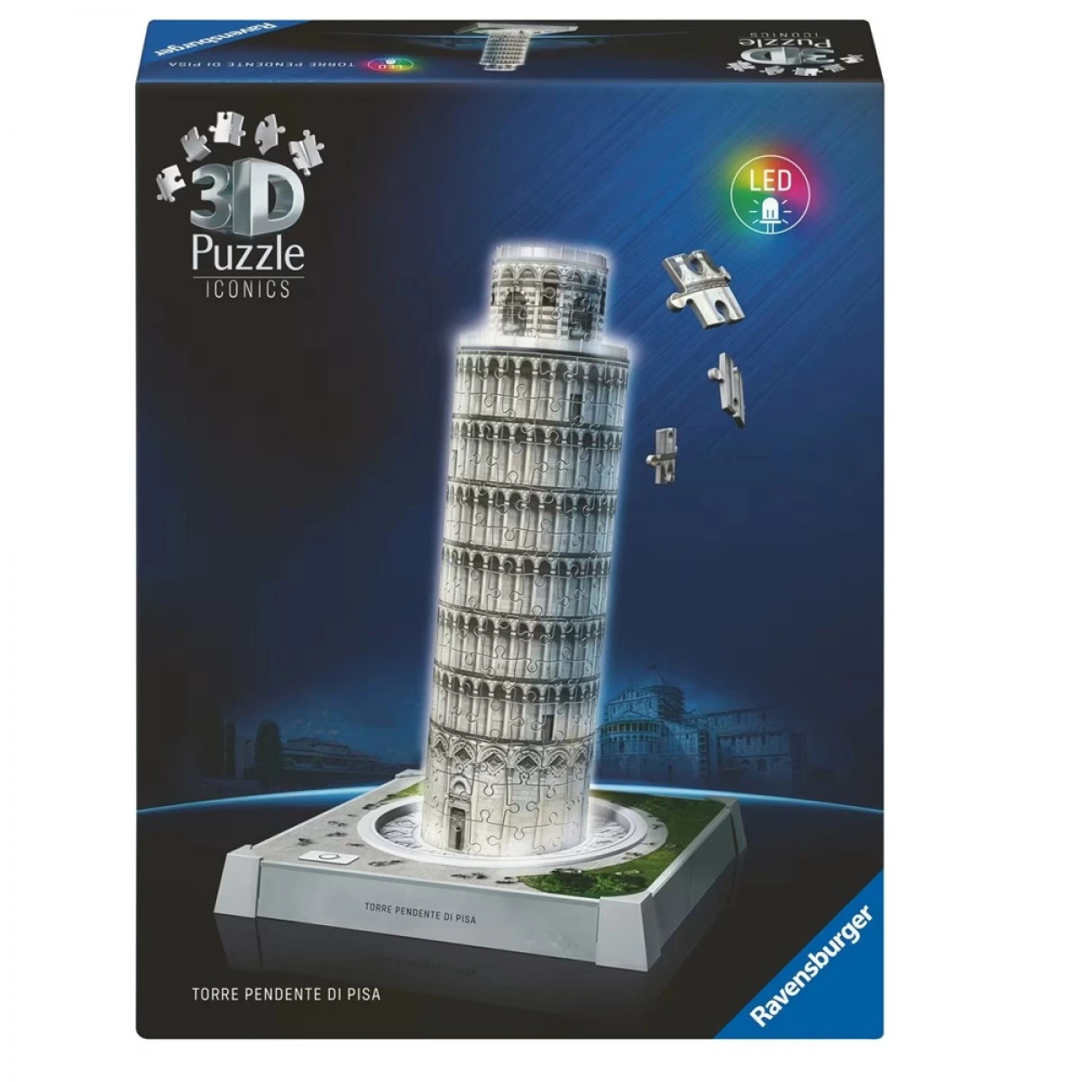 RAVENSBURGER 3D ICONICS PUZZLE PISA NIGHT EDITION 216PCS 12008028