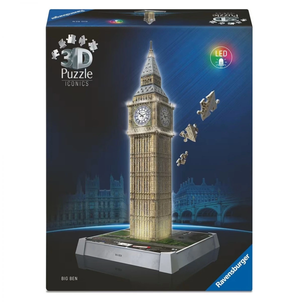 RAVENSBURGER PUZZLE 3D ICONICS BIG BEN NIGHT EDITION 216ΤΜΧ 12008025