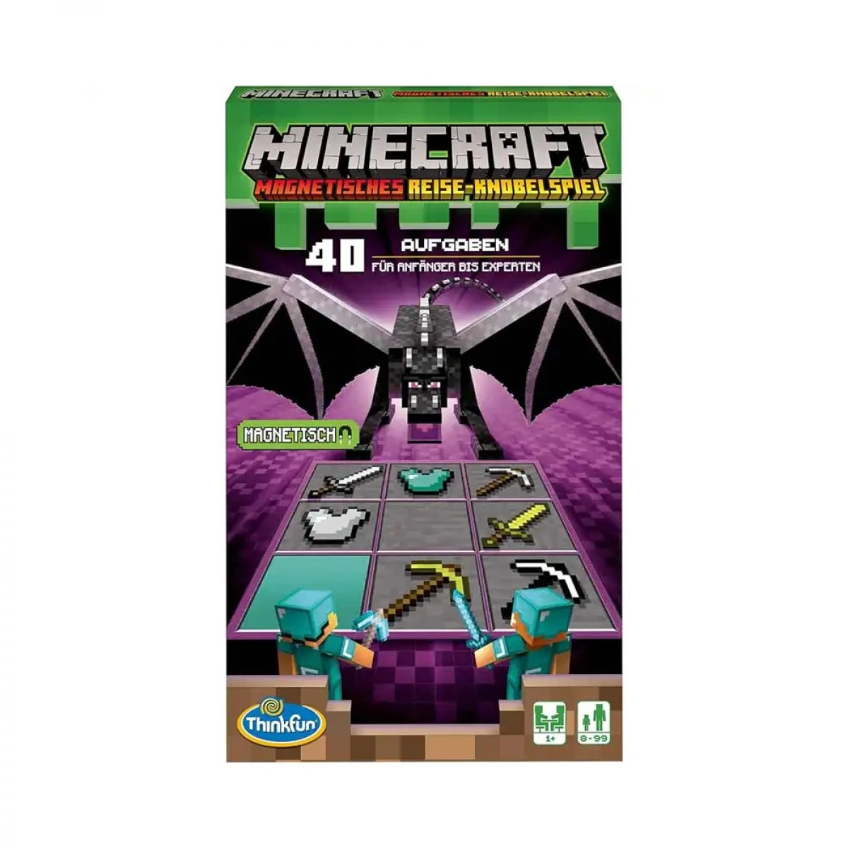 RAVENSBURGER LOGIC GAME MINECRAFT MAGNETIC 0076402
