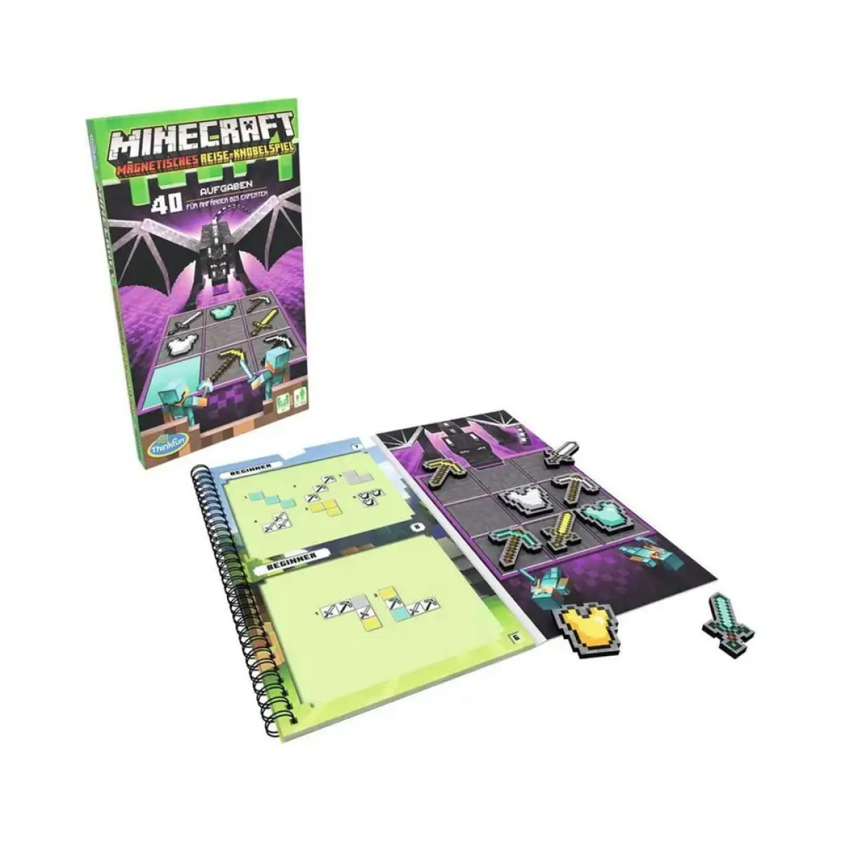 RAVENSBURGER LOGIC GAME MINECRAFT MAGNETIC 0076402