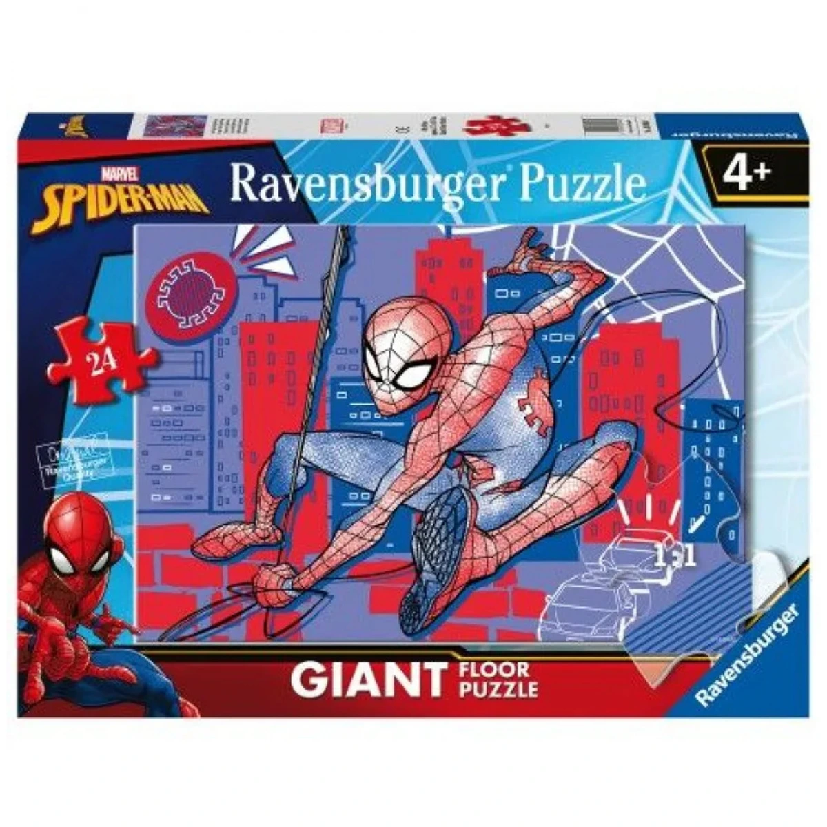 RAVENSBURGER ΠΑΖΛ ΔΑΠΕΔΟΥ 24ΤΕΜ. SPIDERMAN 03088