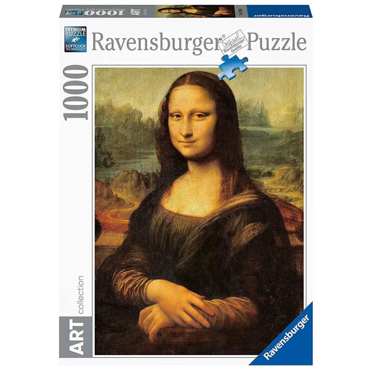 RAVENSBURGER ΠΑΖΛ 1000ΤΕΜ. AC DA VINCI: ΜΟΝΑ ΛΙΖΑ ΝΟ 12000058