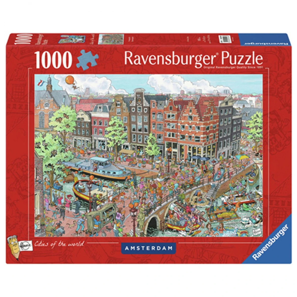 RAVENSBURGER ΠΑΖΛ 1000ΤΕΜ. ΑΜΣΤΕΡΝΤΑΜ ΖΩΓΡΑΦΙΑ 12000296