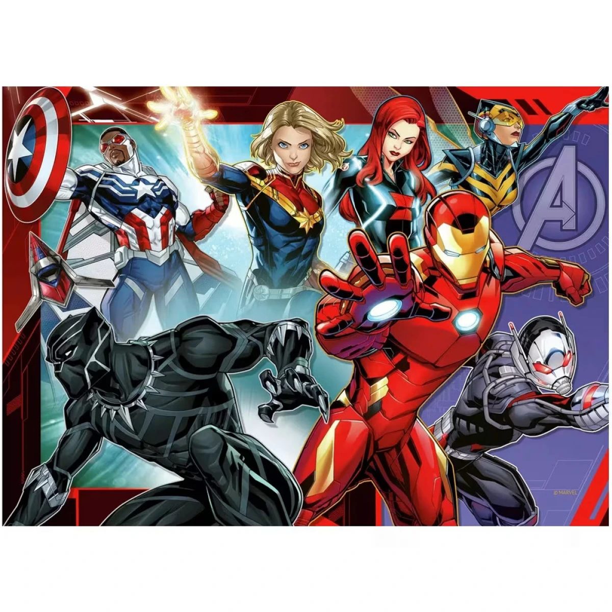 RAVENSBURGER ΠΑΖΛ 4X100ΤΕΜ. AVENGERS 12004033