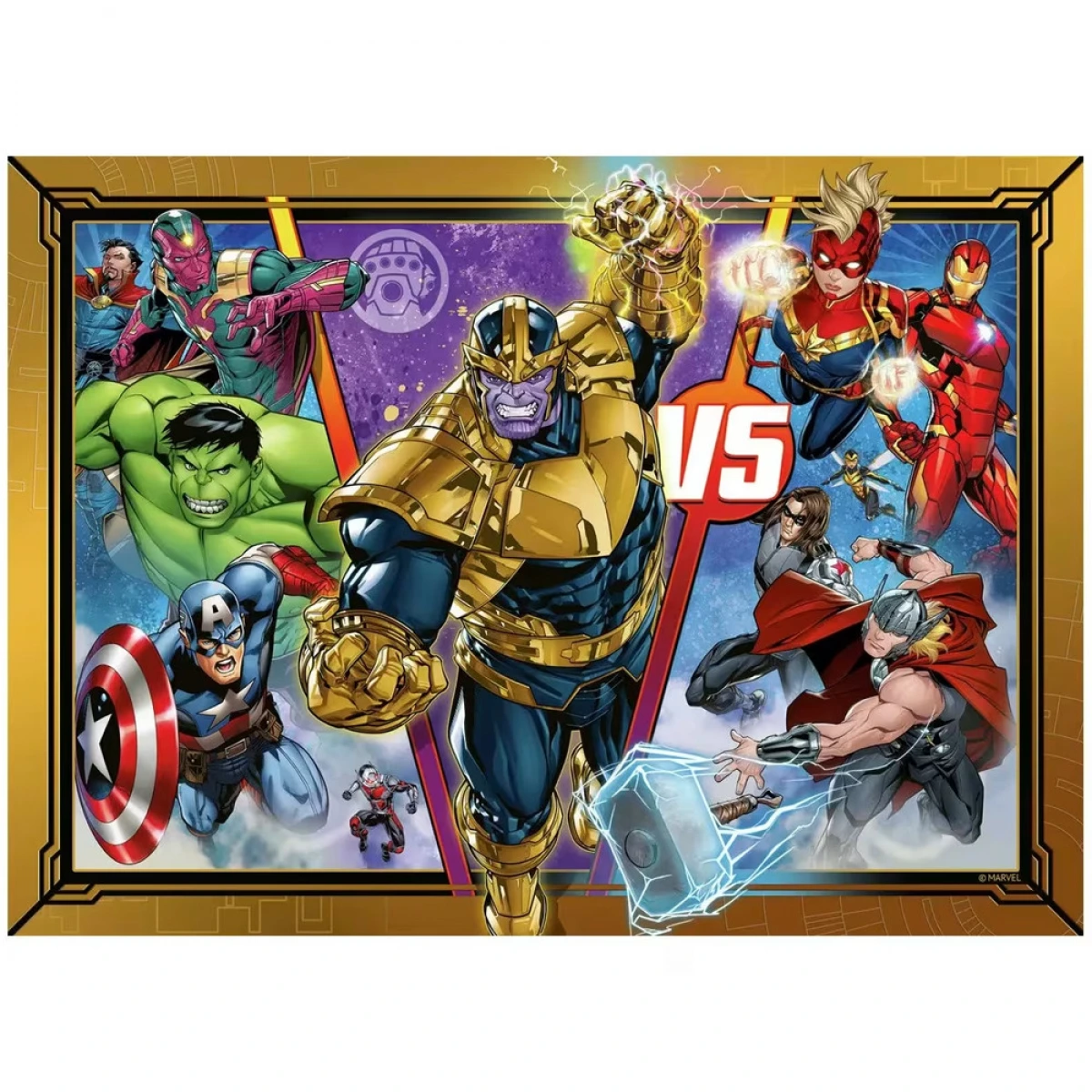 RAVENSBURGER ΠΑΖΛ 4X100ΤΕΜ. AVENGERS 12004033