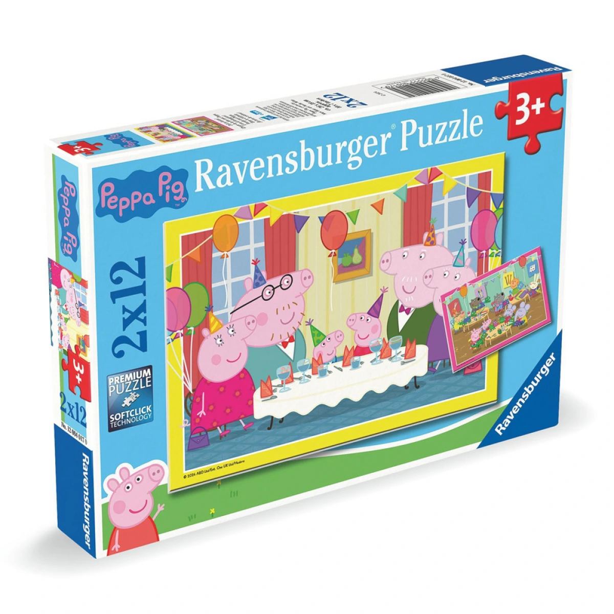 RAVENSBURGER ΠΑΖΛ 2X12ΤΕΜ. PEPPA & ΦΙΛΟΙ 12004017
