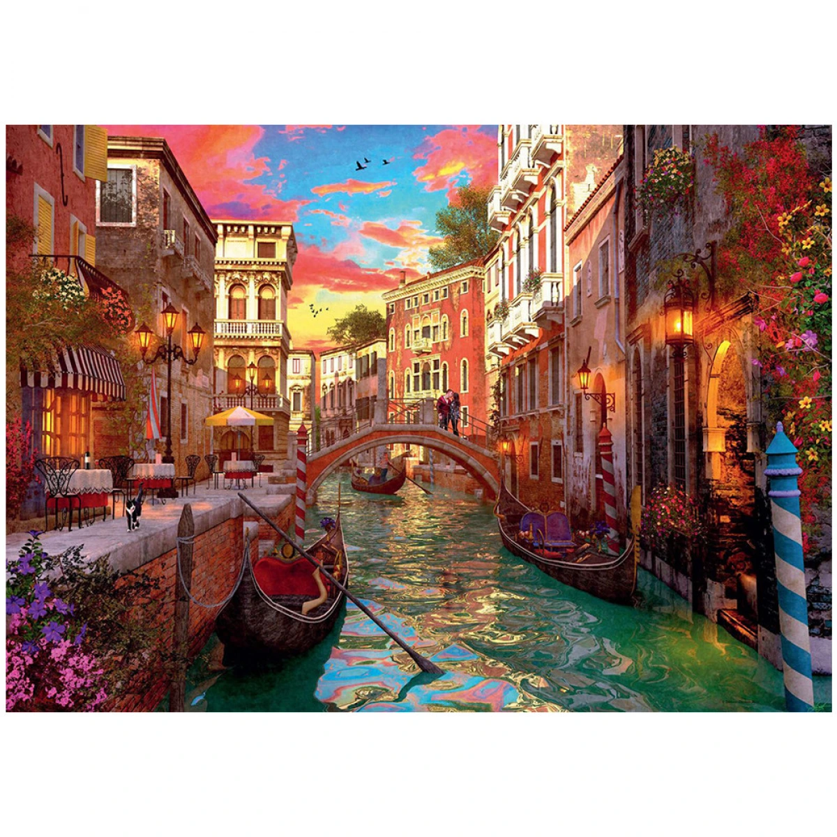 RAVENSBURGER ΠΑΖΛ 1000ΤΕΜ. ΡΟΜΑΝΤΙΚΗ ΒΕΝΕΤΙΑ 12000056