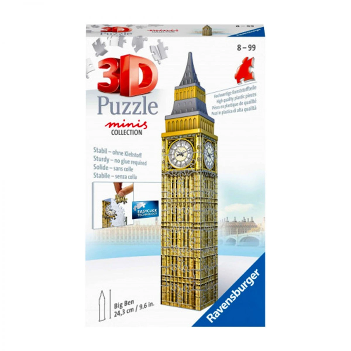 RAVENSBURGER PUZZLE 3D MINIS BIG BEN 11246 (54 PCS)
