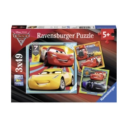 RAVENSBURGER ΠΑΖΛ 3X49 ΤΕΜΑΧΙΩΝ CARS 3 08015