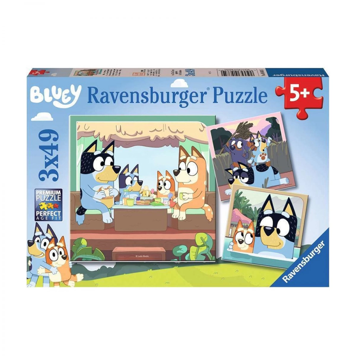 RAVENSBURGER ΠΑΖΛ BLUEY 05685 (3X49 ΤΕΜ.)