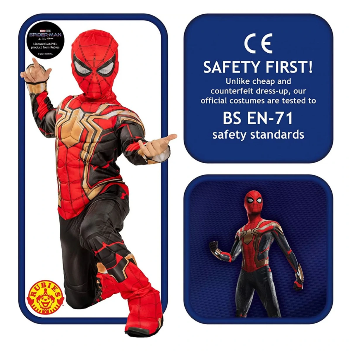 RUBIES SPIDER MAN V1 DELUXE COSTUME 702749