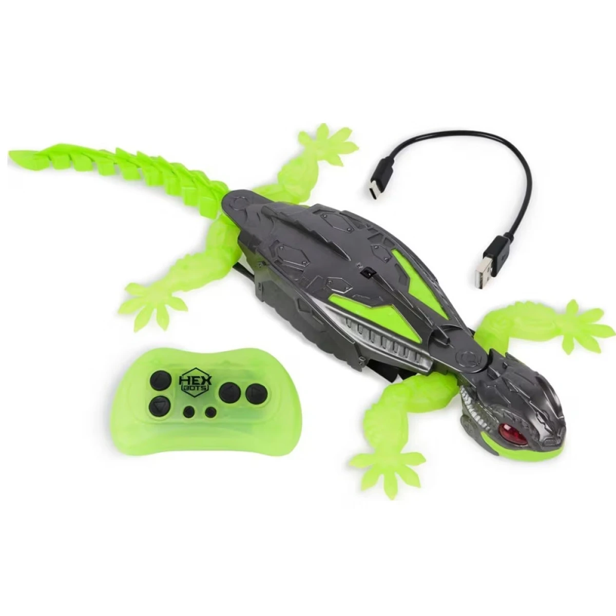SPIN MASTER HEXBOTS: WALL CLIMBER - WALL CRAWLER GECKO 6070281