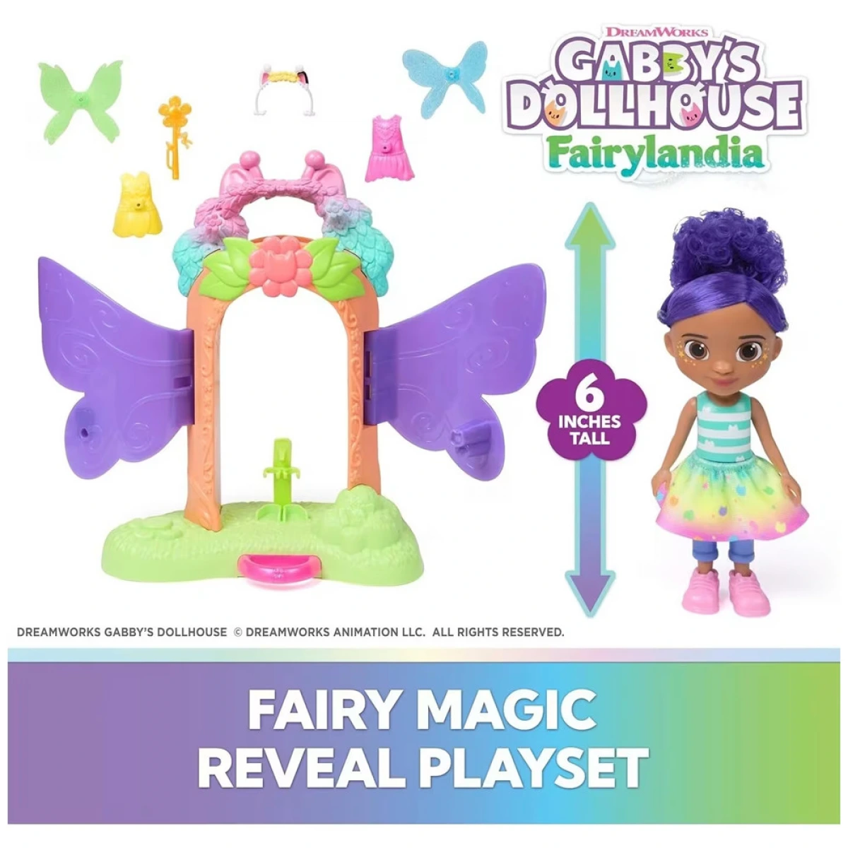 SPIN MASTER GABBY'S DOLLHOUSE MOVIE: FARYLANDIA MAGIC FASHION SET 6075629