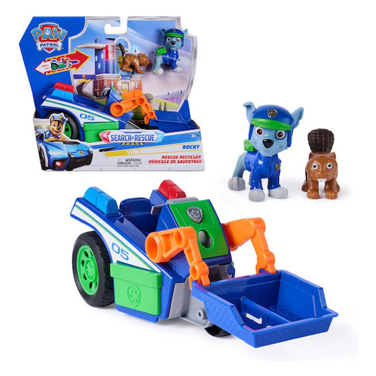 SPIN MASTER ROCKY RESCUE CRUISER VEHICLE PLAYSET 20156333