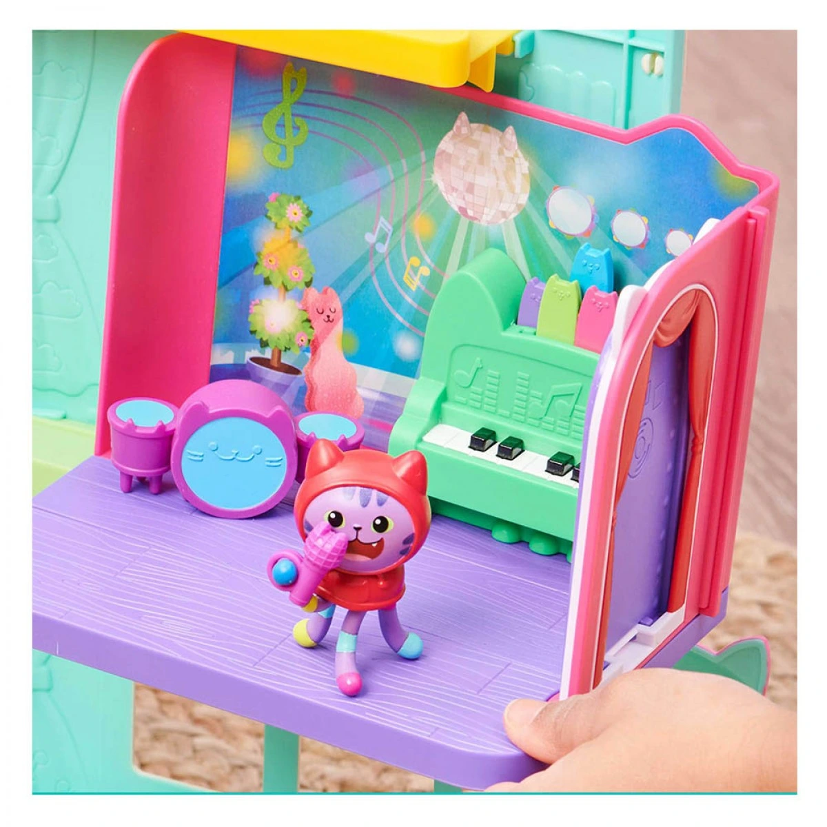 SPIN MASTER GABBY'S DOLLHOYSE DANIEL JAMES CATNIP GROOVY MUSIC ROOM 90130