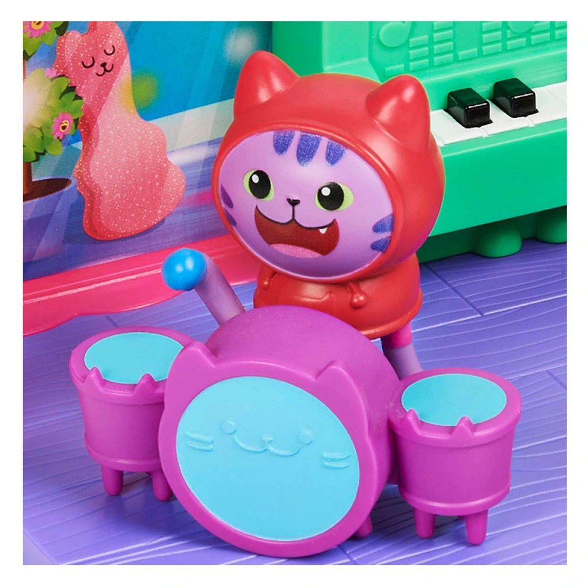 SPIN MASTER GABBY'S DOLLHOYSE DANIEL JAMES CATNIP GROOVY MUSIC ROOM 90130