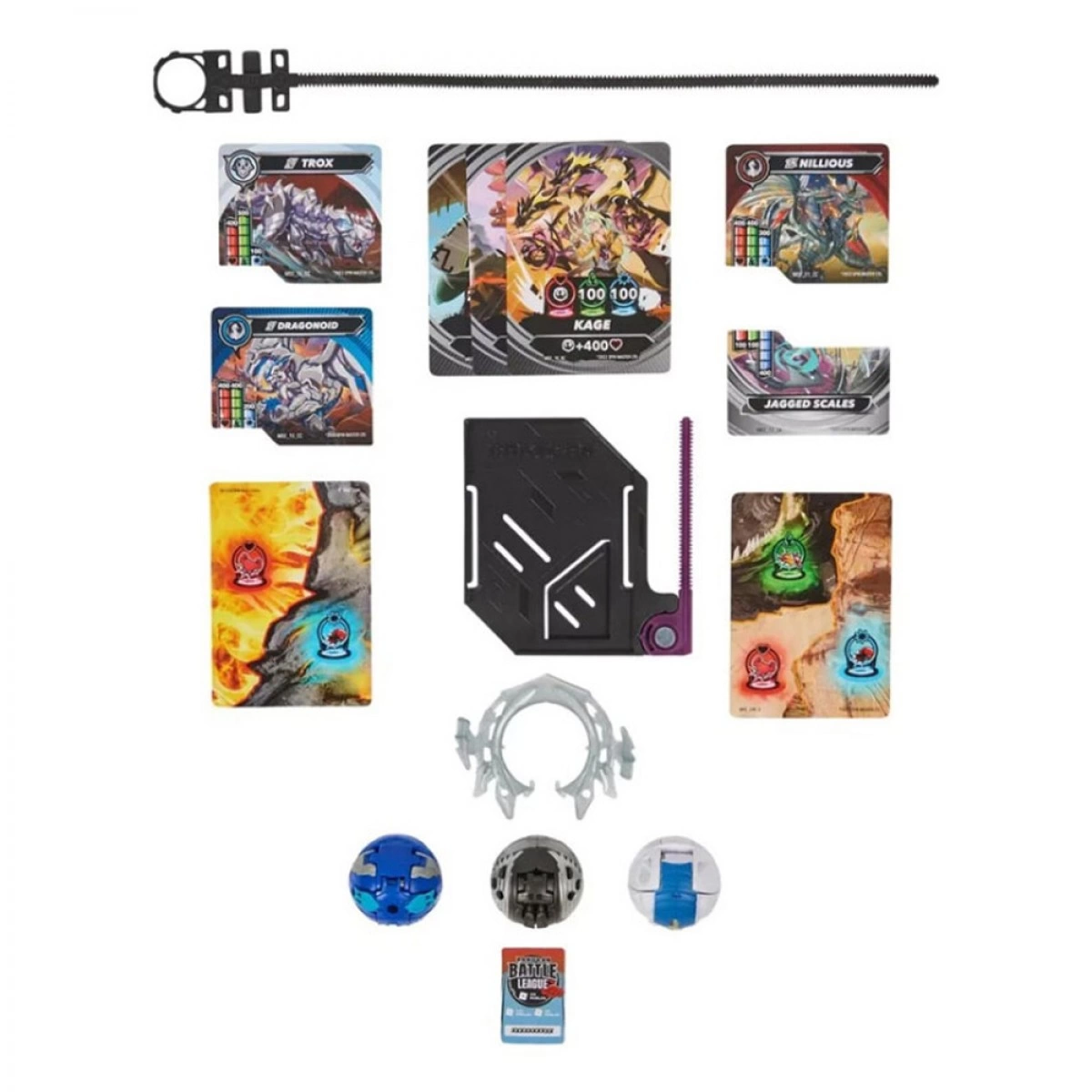 SPIN MASTER BAKUGAN: STARTER PACK - SPECIAL ATTACK NILLIOUS/TITANIUM DRAGONOID/TITANIUM TROX 20142185