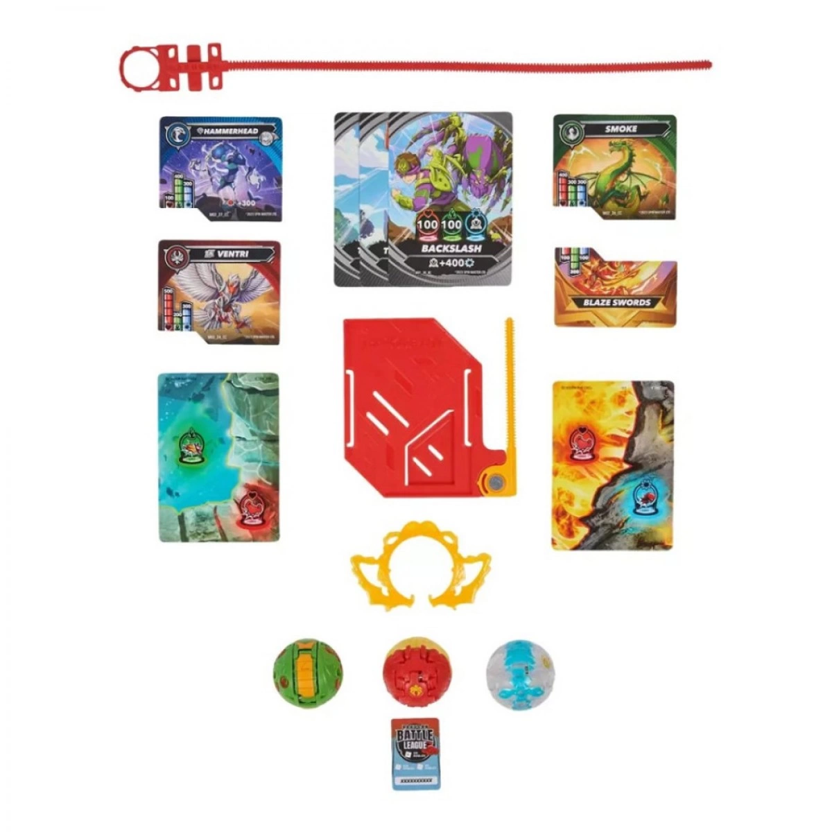 SPIN MASTER BAKUGAN: STARTER PACK - SPECIAL ATTACK VENTRI/SMOKE/HAMMERHEAD 20142187