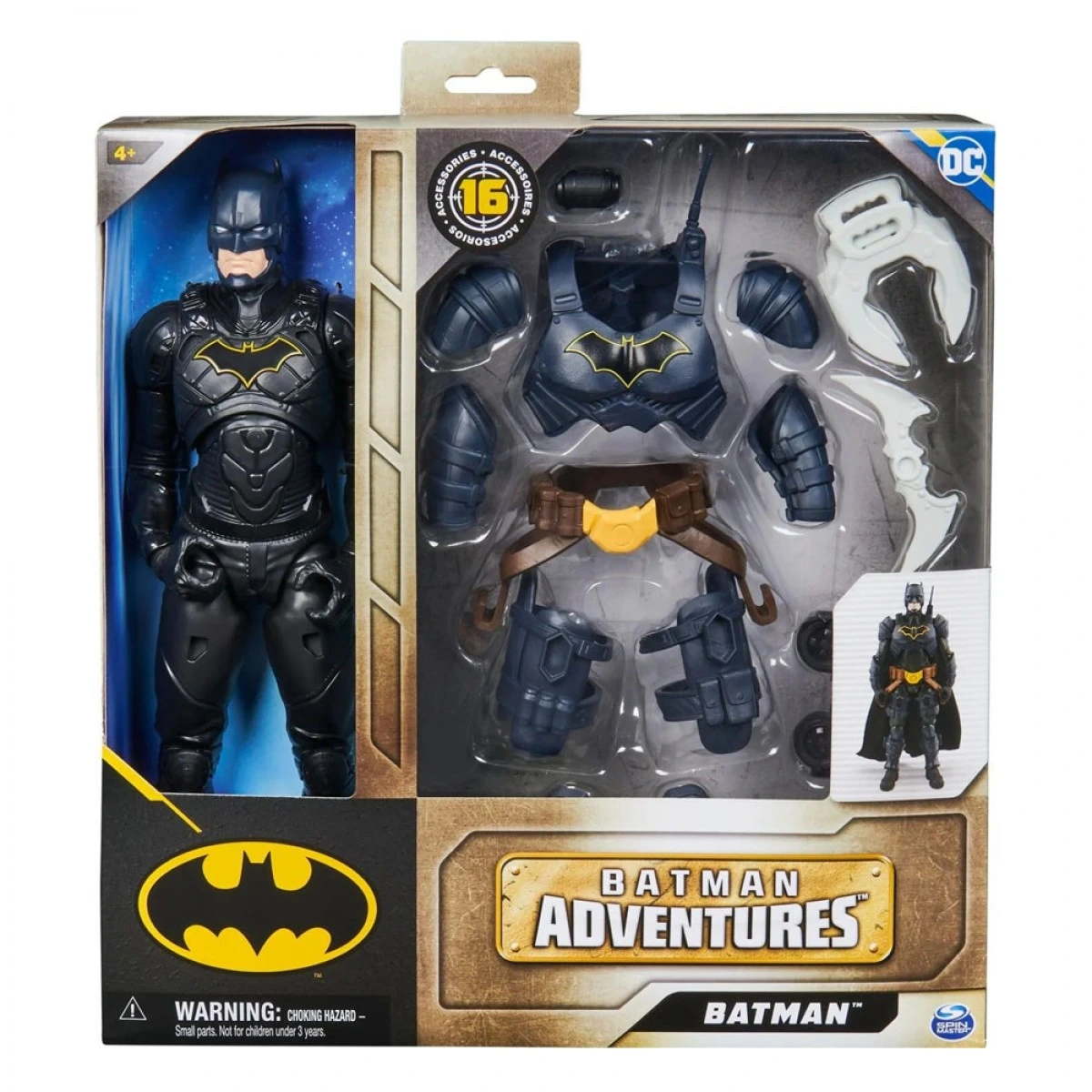 SPIN MASTER DC BATMAN ADVENTURES: BATMAN WITH ACCESSORIES (30 ΕΚΑΤΟΣΤΑ) 6067399