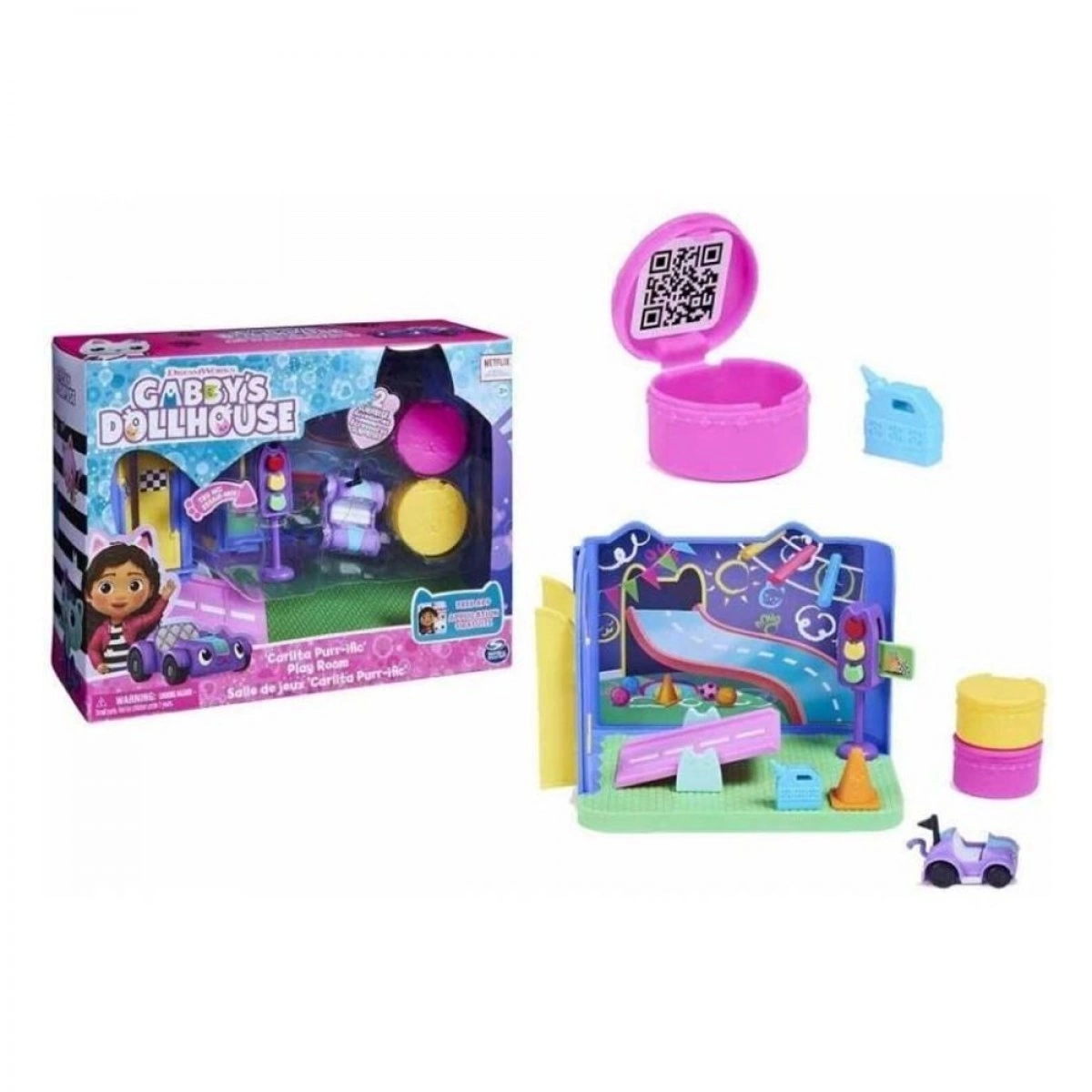 SPIN MASTER GABBY'S DOLLHOUSE-ΜΙΝΙ ΣΕΤ ΔΩΜΑΤΙΑ ΚΟΥΚΛΟΣΠΙΤΟΥ CARLITA'S ROOM 6064149