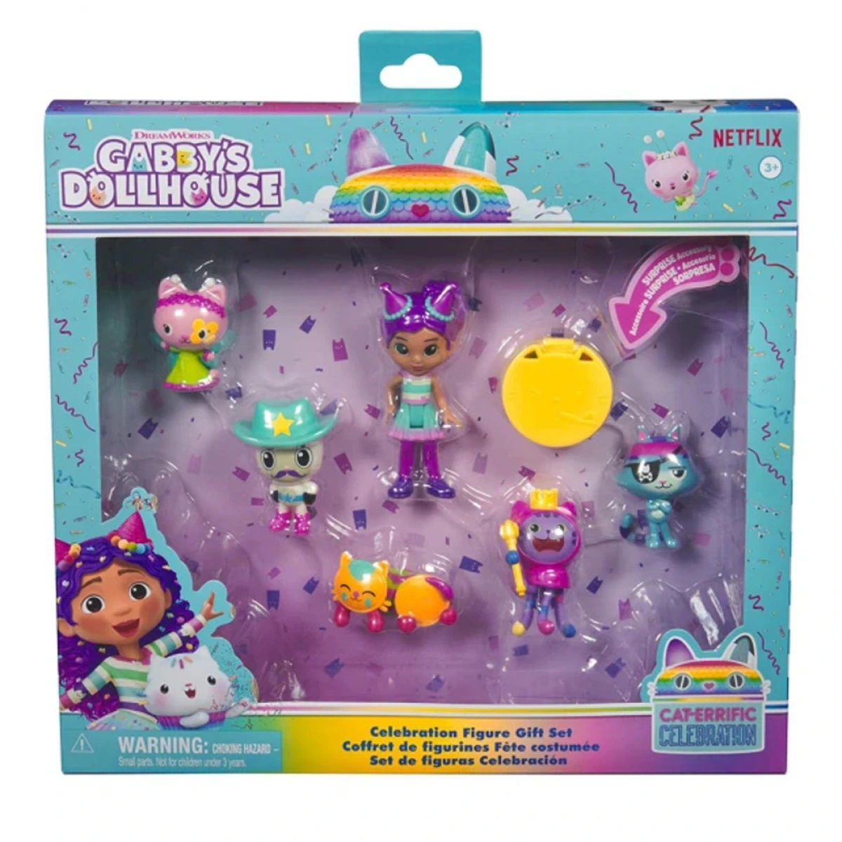 SPIN MASTER GABBY`S DOLLHOUSE:CAT ERRIFIC CELEBRATION FIGURE GIFT SET 6069603