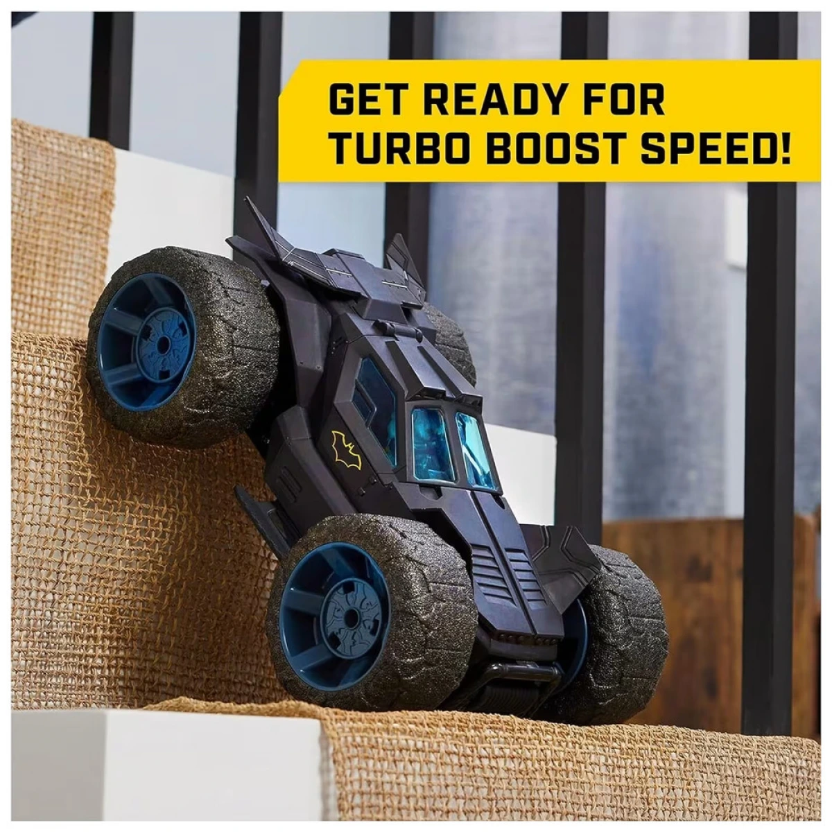 SPIN MASTER DC: BATMAN - STUNT FORCE BATMOBILE R/C VEHICLE 6066871