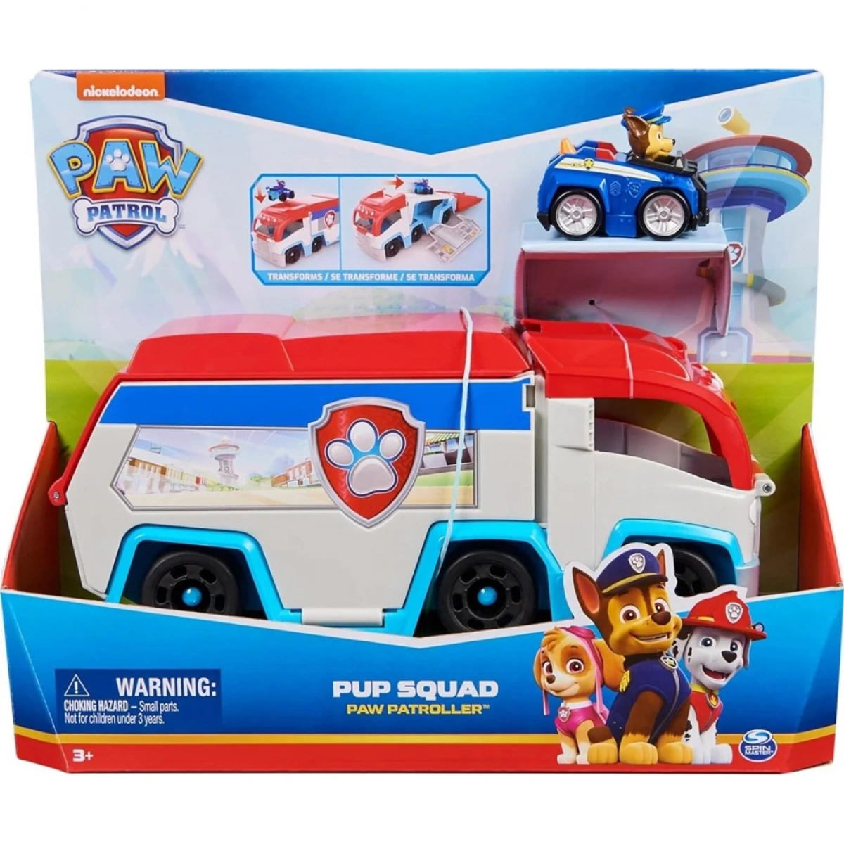 SPIN MASTER PAW PATROL: ΟΧΗΜΑ ΟΜΑΔΑΣ ΚΟΥΤΑΒΙΩΝ ΦΟΡΤΗΓΟ ΠΑΙΧΝΙΔΙ 102484
