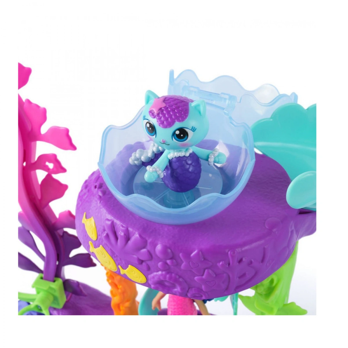 SPIN MASTER GABBY`S DOLLHOUSE : THE MOVIE-'MERCAT'S' COLORFUL KITTY AQUARIUM PLAYSET 6074401