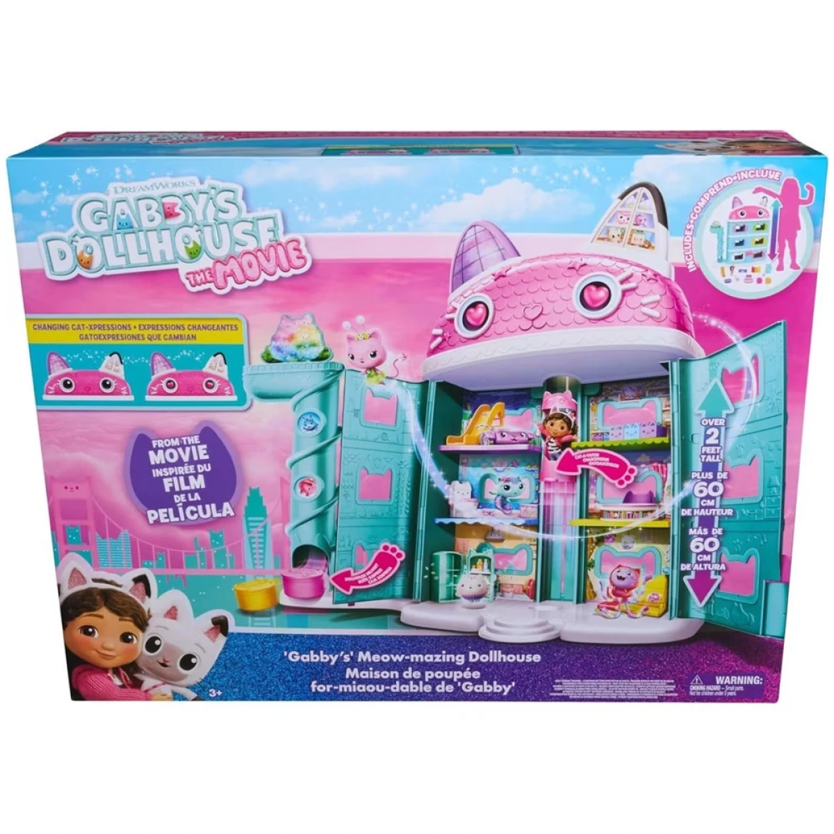 SPIN MASTER GABBY'S DOLLHOUSE: THE MOVIE - GABBY'S MEOW-MAZING DOLLHOUSE 6074334