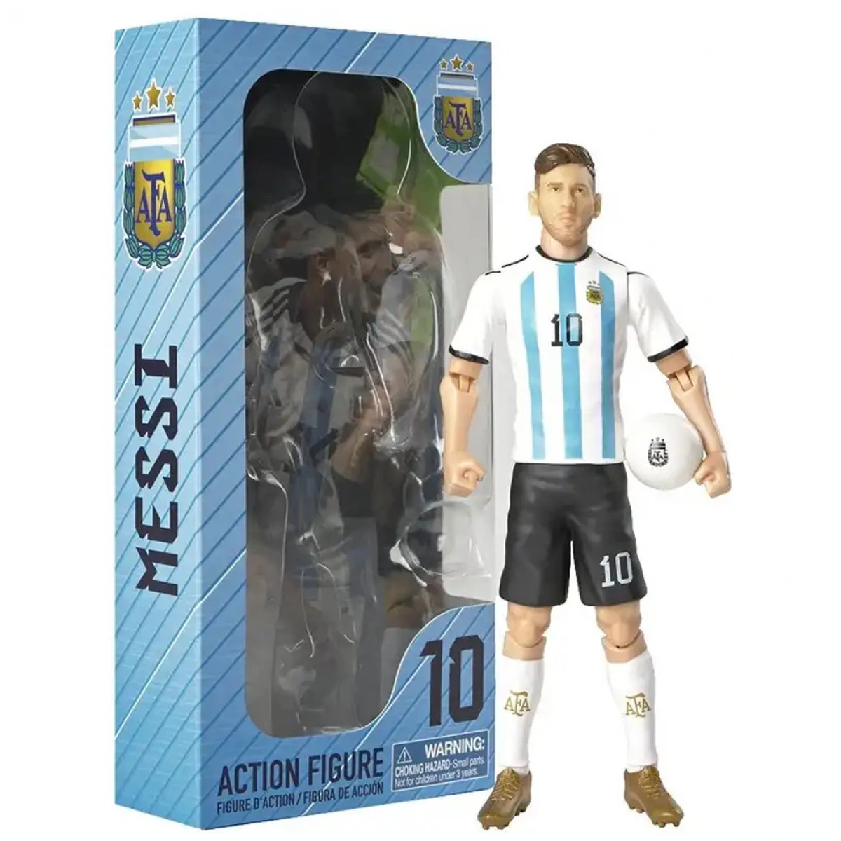 --- BANBO TOYS: ARGENTINA SOCCER - LIONEL MESSI ACTION FIGURE (20CM) 83712