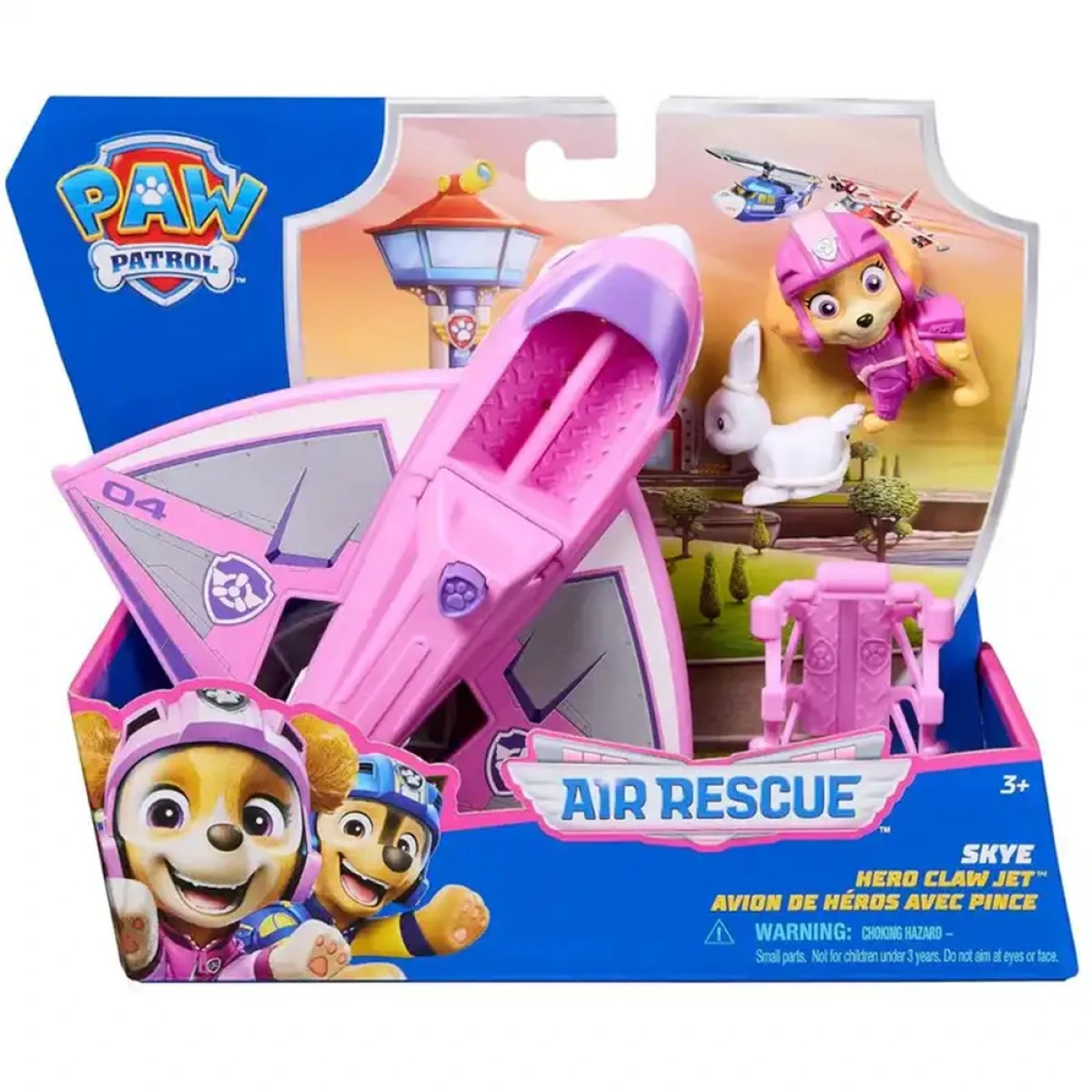SPIN MASTER PAW PATROL: AIR RESCUE-SKYE HERO CLAW JET VEHICLE & FIGURE 20149064
