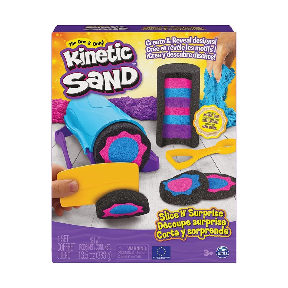 SPIN MASTER KINETIC SAND: SLICE N SYRPRISE SET 6063482-20135723