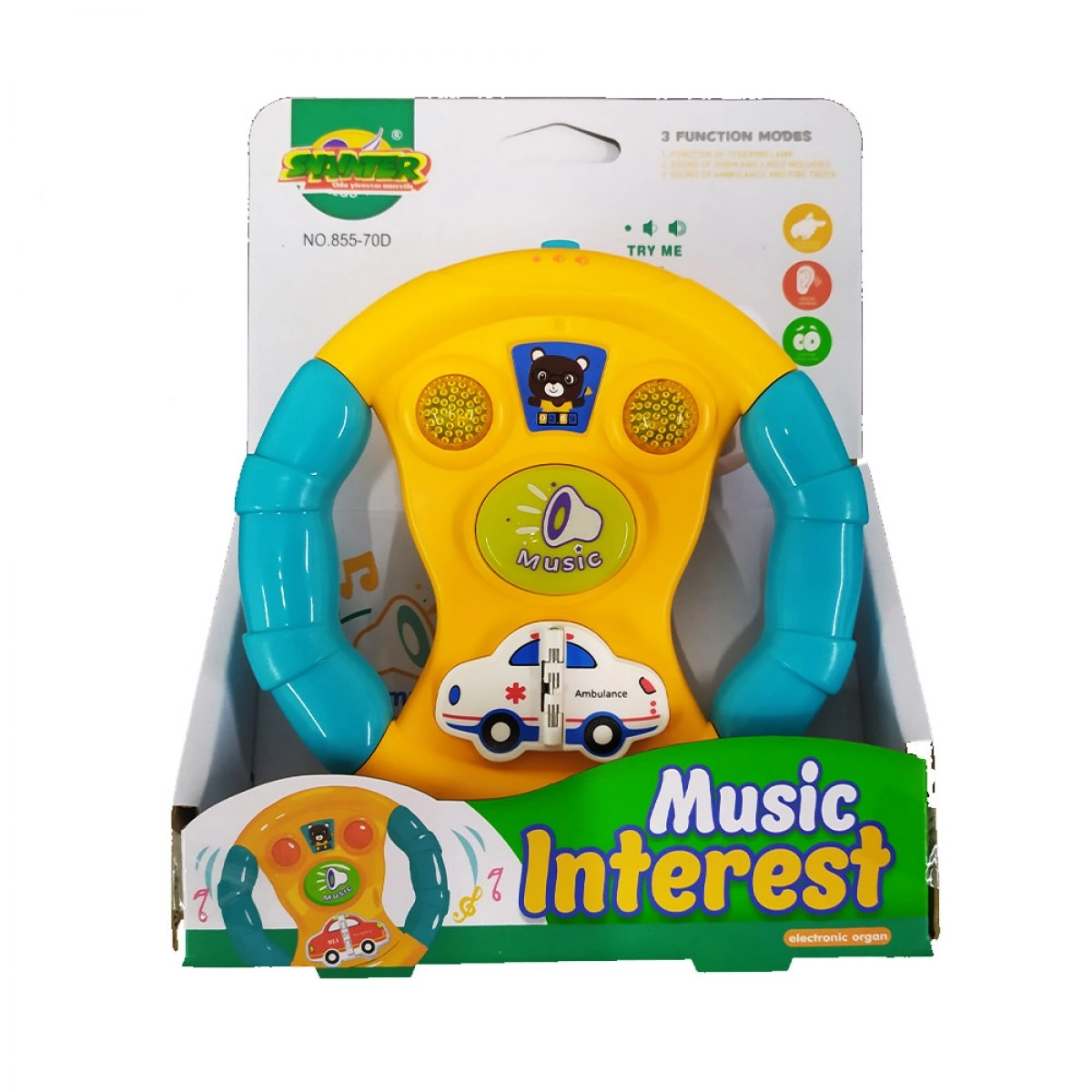 SNAINTER BEBE ΤΙΜΟΝΙ ΜΕ ΛΕΙΤΟΥΡΓΙΕΣ 50-855-70