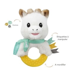 SOPHIE LA GIRAFE HOCHET PELUCHE A MORDILLER 010331