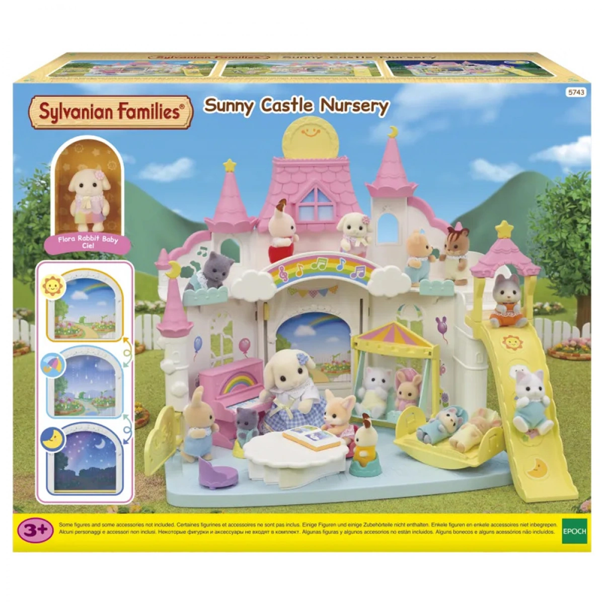 SYLVANIAN FAMILIES SYLVANIAN (LA CRECHE ENSOILLEE) SUNNY CASTLE NURSERY 5743