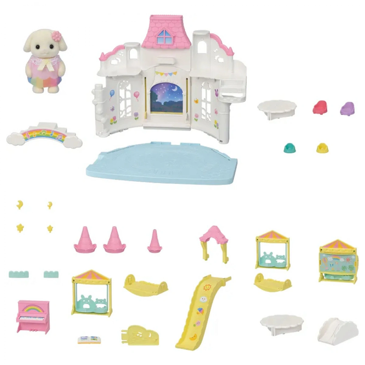 SYLVANIAN FAMILIES SYLVANIAN (LA CRECHE ENSOILLEE) SUNNY CASTLE NURSERY 5743