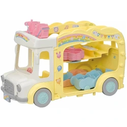 SYLVANIAN FAMILIES ΛΕΩΦΟΡΕΙΟ ΒΡΕΦΟΝΗΠΙΑΚΟΥ ΣΤΑΘΜΟΥ & ΔΙΑΣΚΕΔΑΣΤΙΚΟ ΟΥΡΑΝΙΟ ΤΟΞΟ 5744