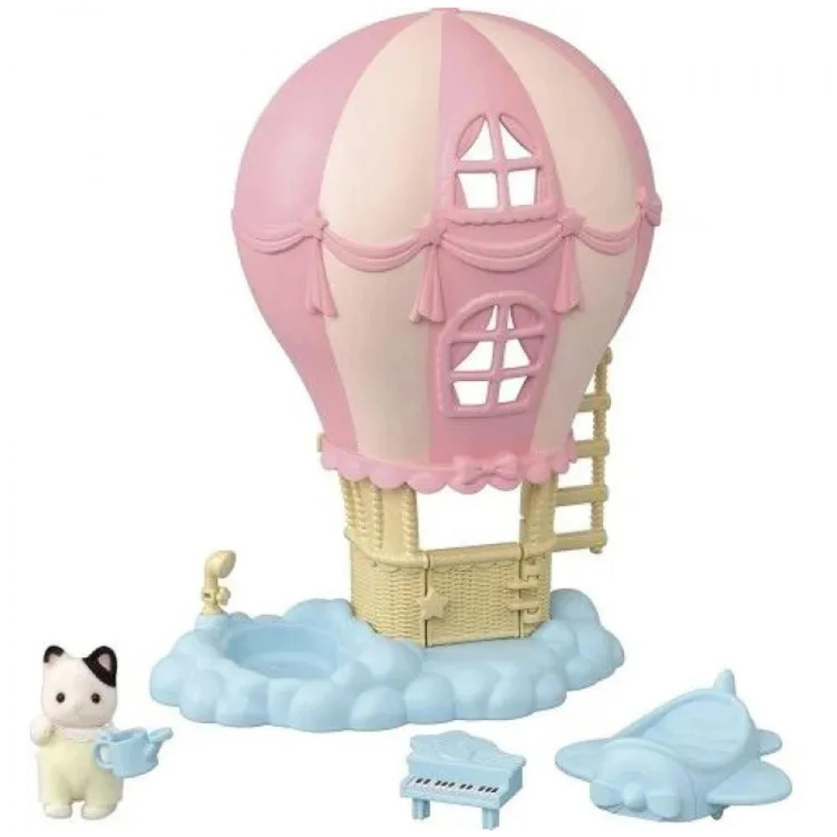 SYLVANIAN FAMILIES ΑΕΡΟΣΤΑΤΟ ΜΕ ΜΩΡΟ 5527