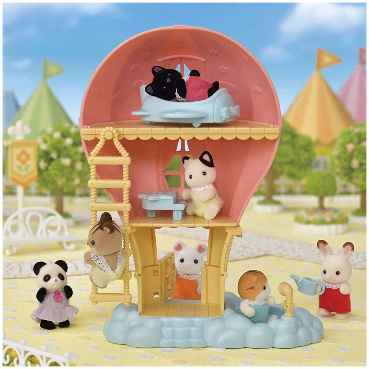 SYLVANIAN FAMILIES ΑΕΡΟΣΤΑΤΟ ΜΕ ΜΩΡΟ 5527