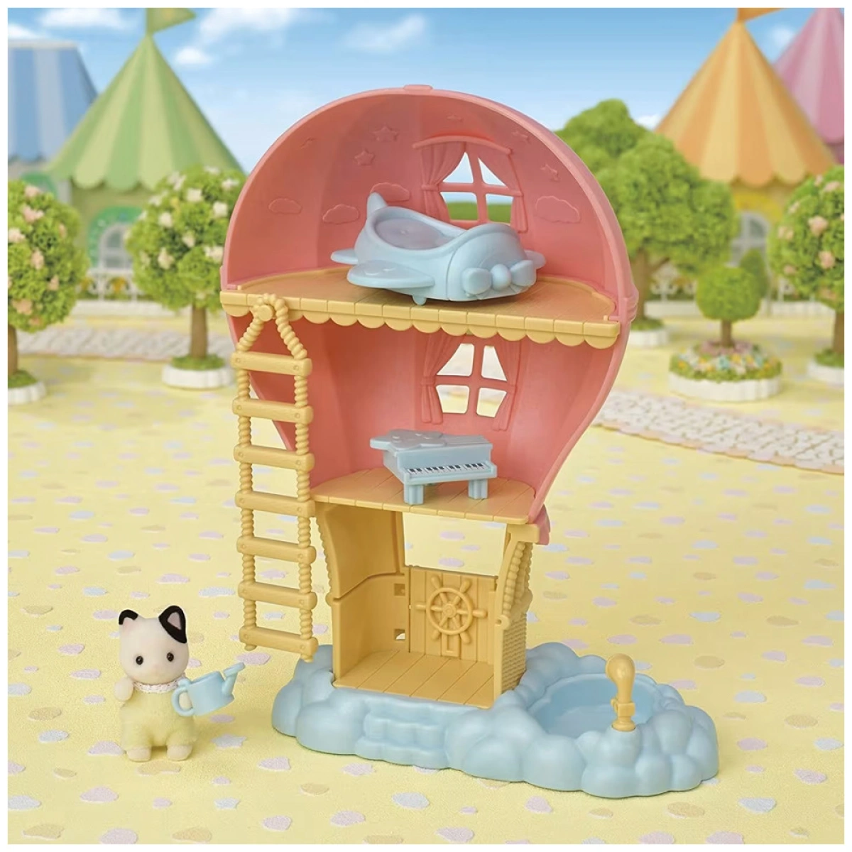 SYLVANIAN FAMILIES ΑΕΡΟΣΤΑΤΟ ΜΕ ΜΩΡΟ 5527