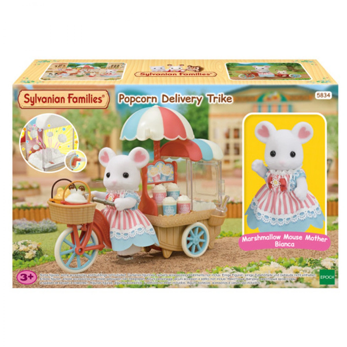 SYLVANIAN FAMILIES ΤΡΙΚΥΚΛΟ ΔΙΑΝΟΜΗΣ ΠΟΠ-ΚΟΡΝ 5834