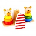 TOOKY TOYS ΞΥΛΙΝΗ ΖΥΓΑΡΙΑ ΑΡΚΟΥΔΑΚΙ ΠΥΡΑΜΙΔΑ TKB499