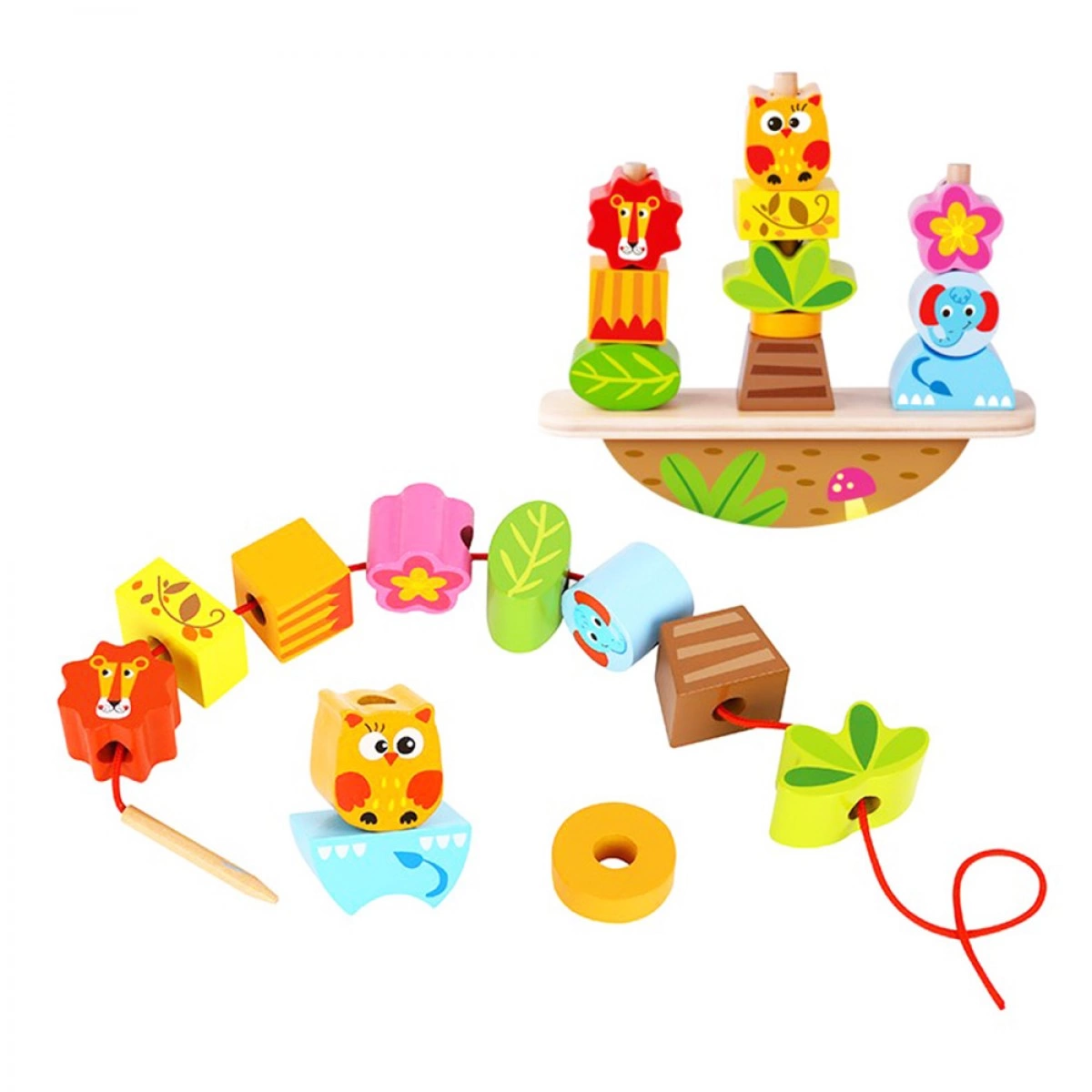 TOOKY TOYS ΞΥΛΙΝΑ ΖΩΑΚΙΑ ΙΣΟΡΡΟΠΙΑΣ TY278A