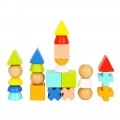 TOOKY TOYS ΞΥΛΙΝΟ ΠΑΙΧΝΙΔΙ ΣΤΟΙΒΑΞΗΣ ΣΧΗΜΑΤΩΝ ΚΑΙ ΚΑΡΤΩΝ TF268